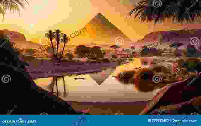 A Breathtaking View Of The Nile River, With Pyramids Rising Majestically In The Background, Evoking The Grandeur Of Ancient Egypt. Kiya And The Morian Treasure