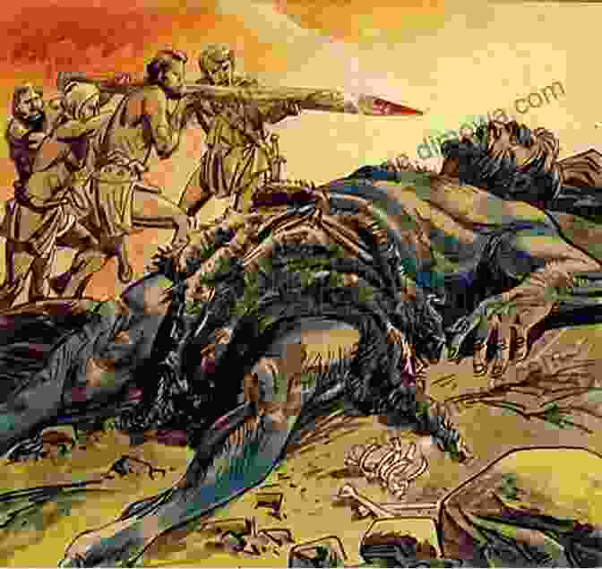 An Intricate Illustration Of Ulysses Battling The Cyclops The Adventures Of Ulysses (Illustrated And Annotated)