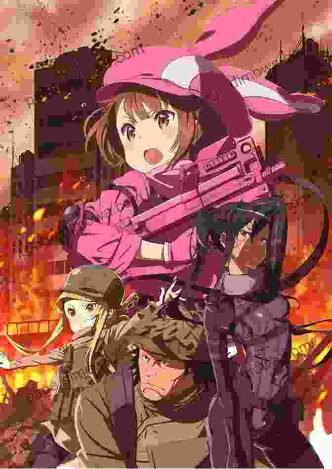 Cover Art Of Sword Art Online Alternative Gun Gale Online Vol. 1 Light Novel, Featuring Kirito And Sinon Aiming Their Guns In A Virtual Battlefield. Sword Art Online Alternative Gun Gale Online Vol 3 (light Novel): Second Squad Jam: Finish (Sword Art Online Alternative Gun Gale Online (light Novel))