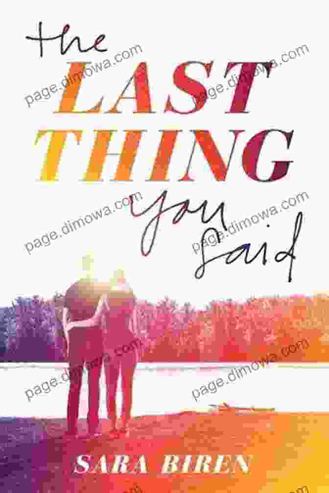 The Last Thing You Said Book Cover Featuring A Distorted Face Against A Dark Background The Last Thing You Said