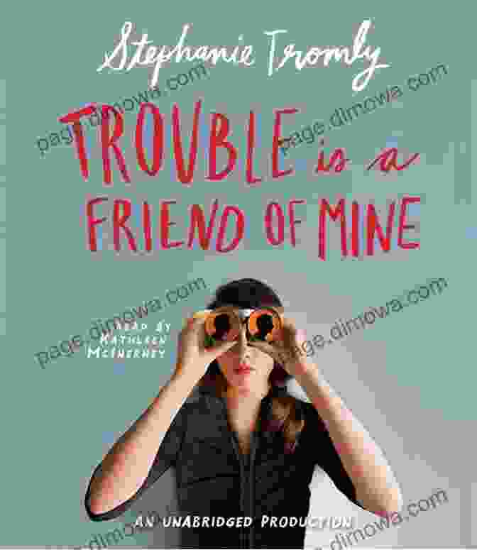 Trouble Is A Friend Of Mine Book Cover Featuring A Silhouette Of A Man Standing On A Cliff, Looking Out Over A Stormy Ocean. Trouble Is A Friend Of Mine