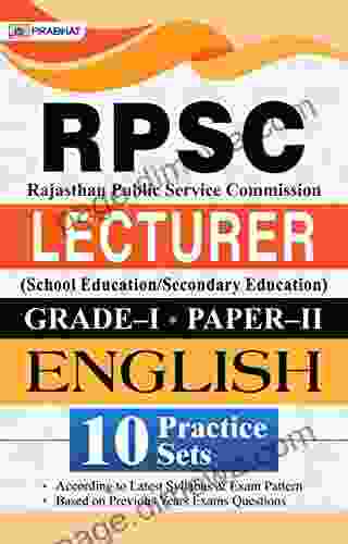 RPSC SCHOOL LECTURER (GRADE I) PAPER II 10 PRACTICE SETS